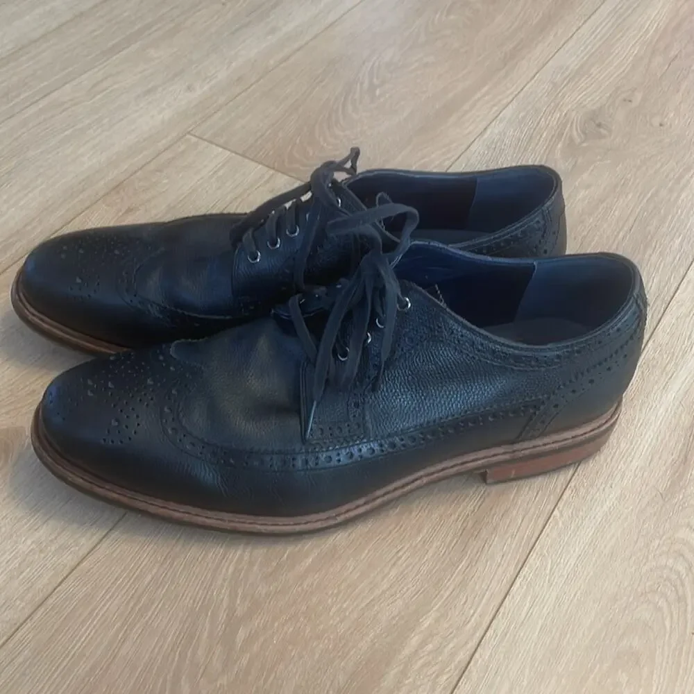Cole Haan Men's size 13 Black Leather Oxfords shoes